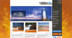 Desktop Screenshot of goldenniletravel.com